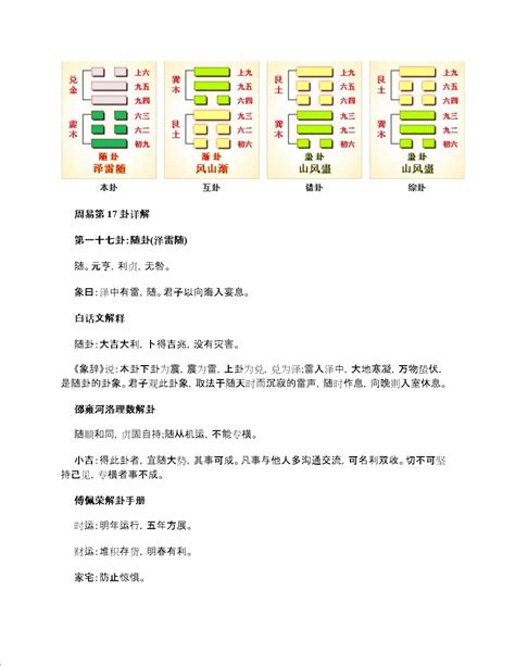 隨卦工作|周易第17卦